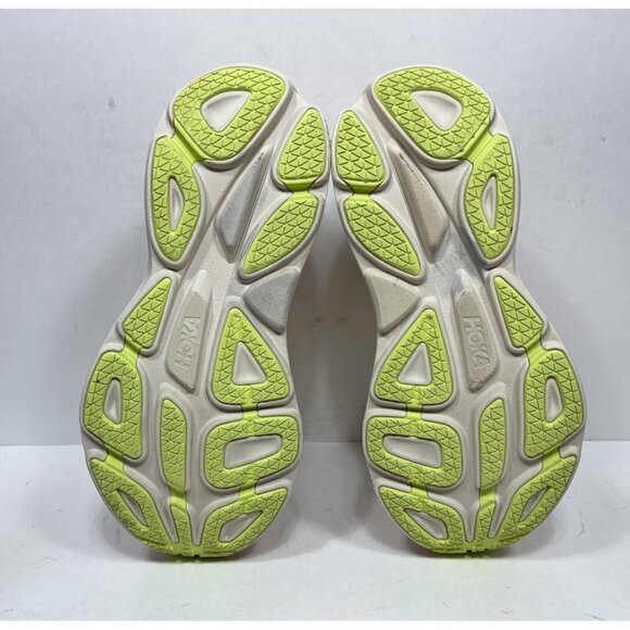 Hoka One One Bondi 8 Womens Size 9.5 Cream Vanilla Running Shoe Sneaker 1127952 - Picture 7 of 9